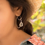 Green Amethyst Earrings ~ Sterling Silver 925 ~  ME092 - Maresia Jewelry