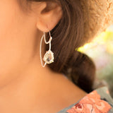 Green Amethyst Earrings ~ Sterling Silver 925 ~  ME092 - Maresia Jewelry