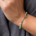 Green Jasper Bracelet ~ Gold Filled or Sterling Silver 925 ~ MB002 - Maresia Jewelry