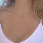Half Moon Labradorite necklace~Gold filled - Maresia Jewelry
