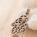 Hamsa Pendant ~ Sterling Silver ~ SMP054 - Maresia Jewelry