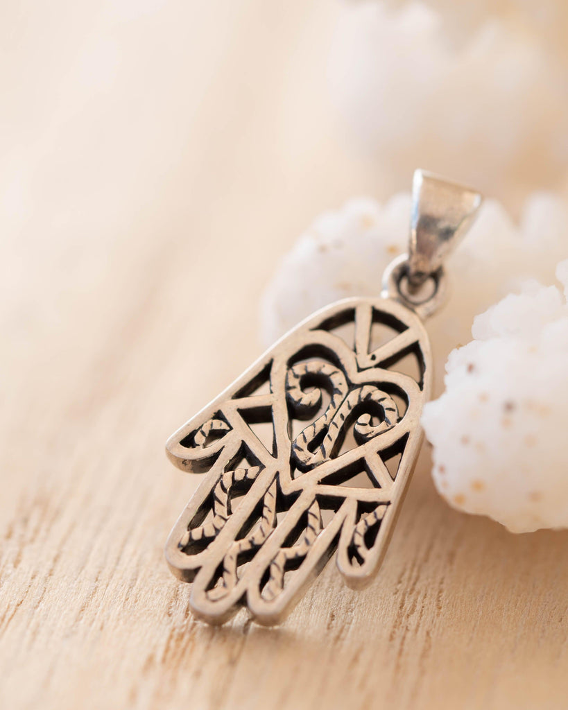 Hamsa Pendant ~ Sterling Silver ~ SMP054 - Maresia Jewelry