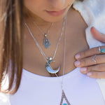 Hamsa Pendant ~ Sterling Silver ~ SMP054 - Maresia Jewelry