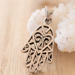 Hamsa Pendant ~ Sterling Silver ~ SMP054 - Maresia Jewelry