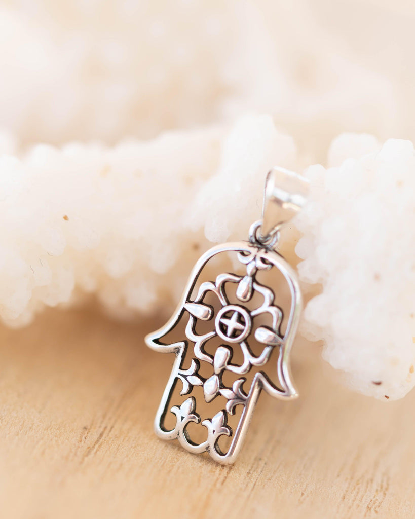 Hamsa Pendant ~ Sterling Silver ~ SMP056 - Maresia Jewelry