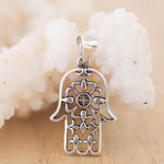 Hamsa Pendant ~ Sterling Silver ~ SMP056 - Maresia Jewelry
