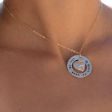 Hand Stamped Necklace ~ Sterling Silver 925 & Gold Filled - Maresia Jewelry