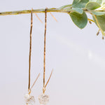 Herkimer Diamond Earrings ~ Gold Filled or Sterling Silver 925 ~ ME057 - Maresia Jewelry