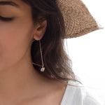 Herkimer Diamond Earrings ~ Gold Filled or Sterling Silver 925 ~ ME057 - Maresia Jewelry