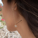 Herkimer Diamond Earrings ~ Gold Filled or Sterling Silver 925 ~ ME057 - Maresia Jewelry