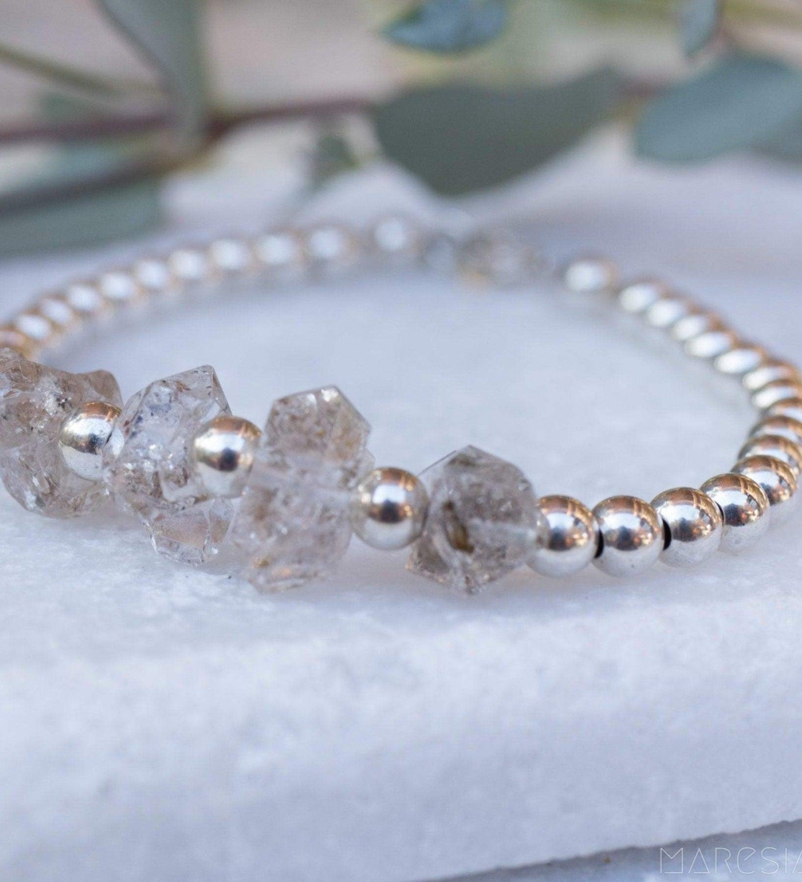 Hermiker Diamond  Bracelet ~Gold Filled or Sterling Silver 925 ~ MB007 - Maresia Jewelry