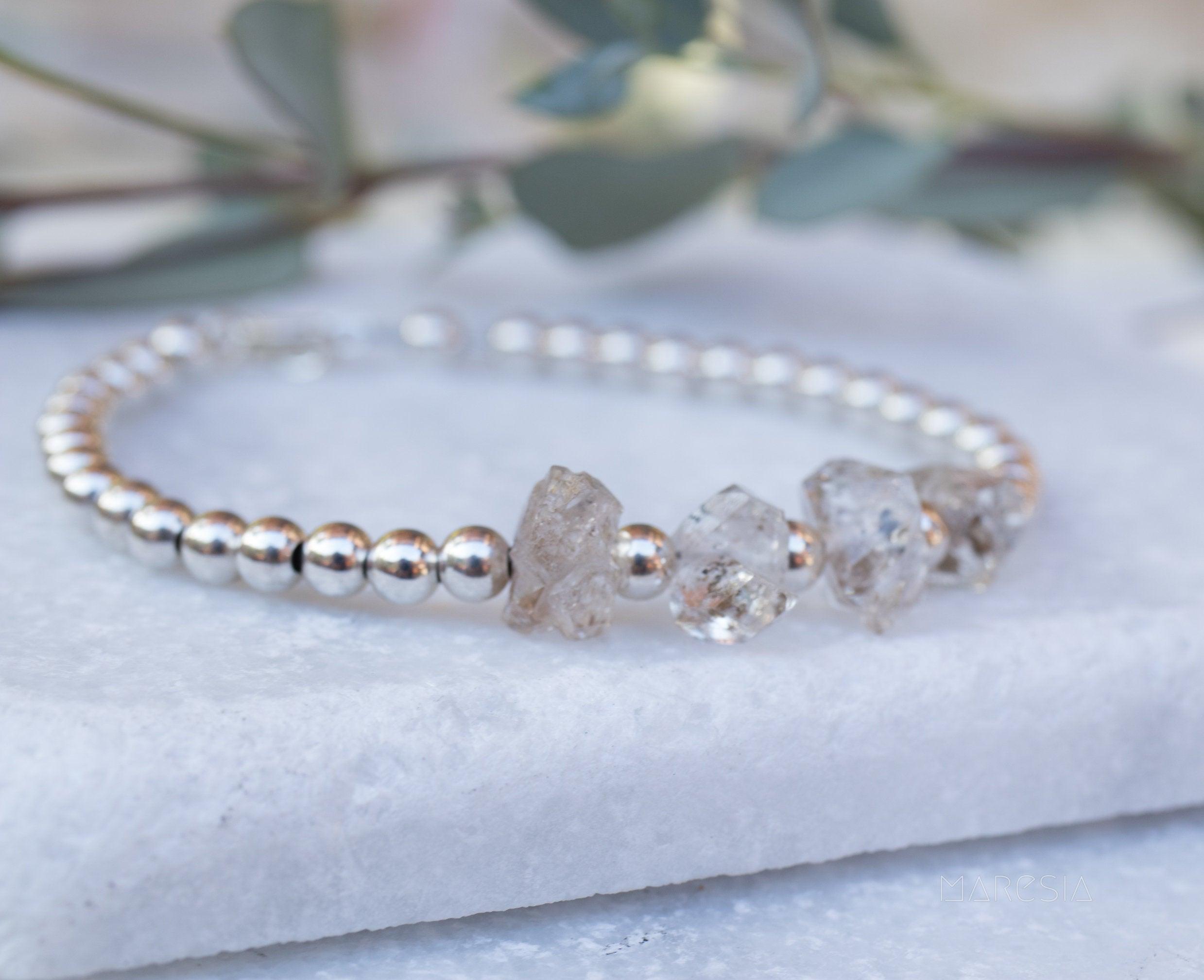 Hermiker Diamond  Bracelet ~Gold Filled or Sterling Silver 925 ~ MB007 - Maresia Jewelry