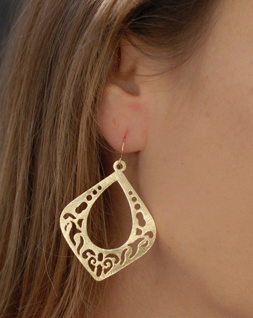 Gaia Earrings ~18k Gold Plated~ ME024 - Maresia Jewelry