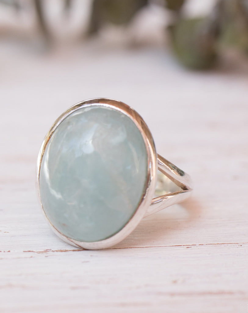 Aquamarine Ring ~ Sterling Silver 925 ~ MR168 - Maresia Jewelry