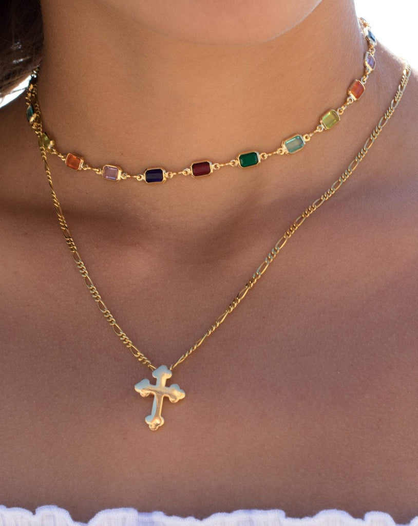 Cross Necklace ~ Gold Vermeil - Maresia Jewelry
