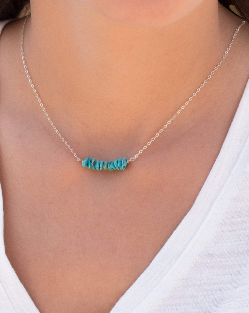 Turquoise necklace~ Sterling Silver 925 - Maresia Jewelry