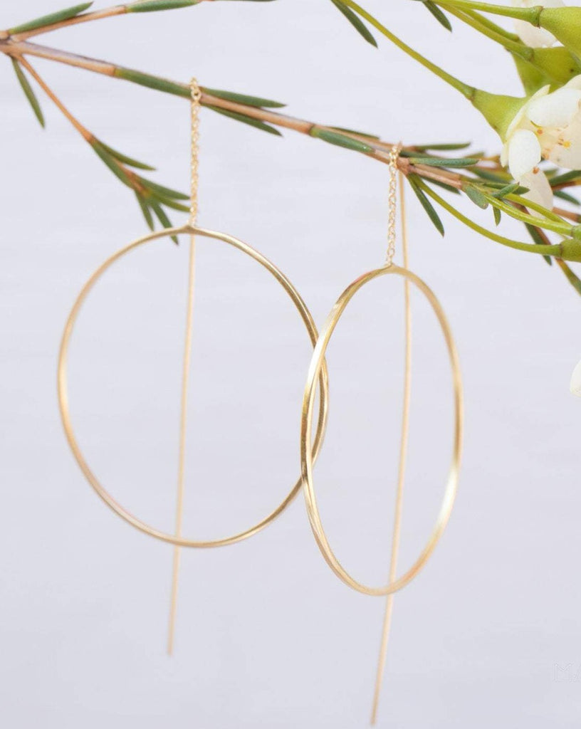 Threader Earrings ~ 18k Gold Plated Earrings ~ ME130 - Maresia Jewelry
