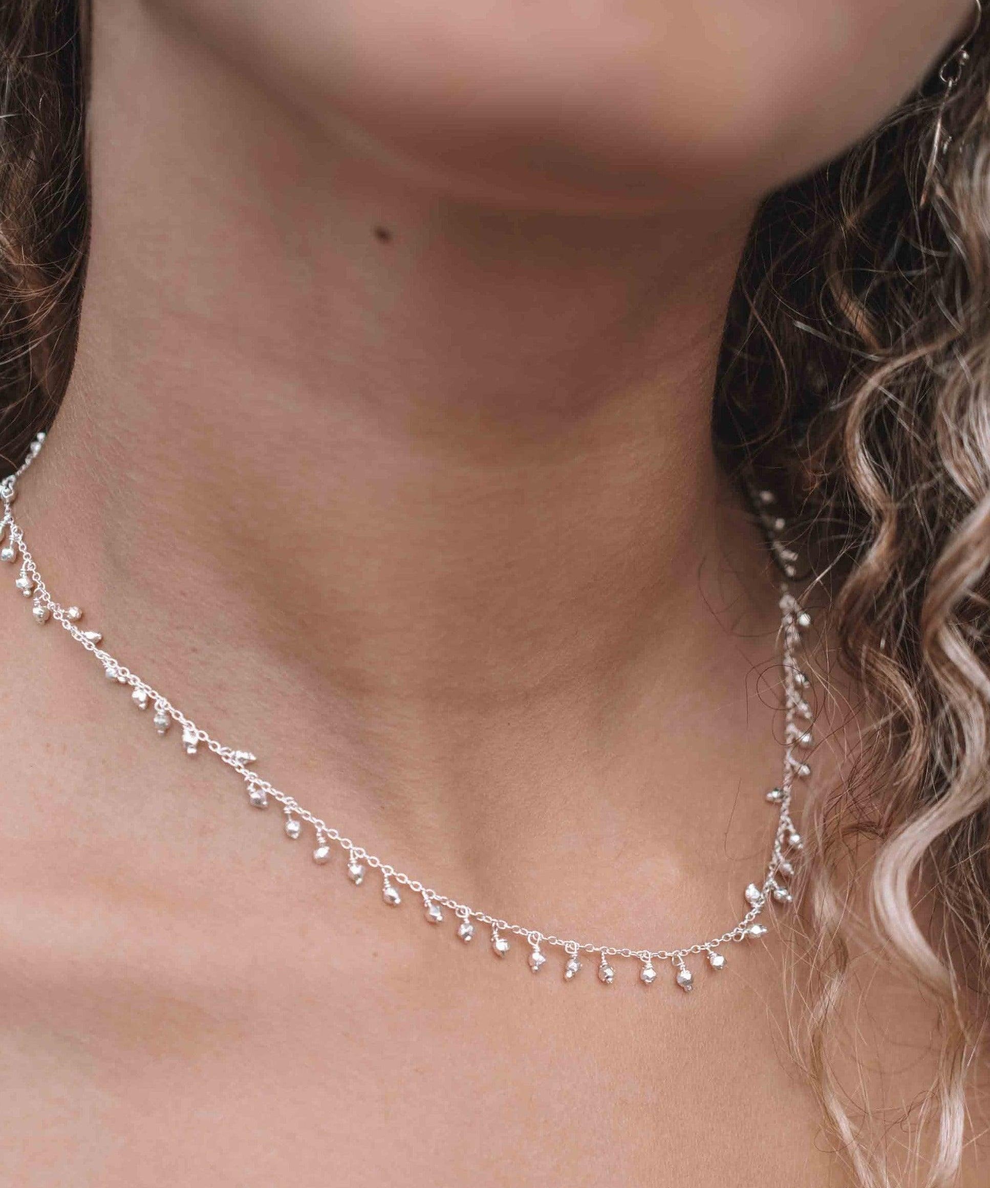 Sterling Silver 925 or Gold Vermeil Choker ~ Jewelry ~ Gift For Her ~ Minimalist~ Handmade~ Thin Chain~ Delicate ~Layered~MN111