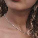 Sterling Silver 925 or Gold Vermeil Choker ~ Jewelry ~ Gift For Her ~ Minimalist~ Handmade~ Thin Chain~ Delicate ~Layered~MN111