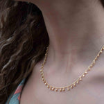 Sterling Silver 925 or Gold Vermeil Choker ~ Jewelry ~ Gift For Her ~ Minimalist~ Handmade~ Thin Chain~ Delicate ~Layered~MN111