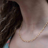 Sterling Silver 925 or Gold Vermeil Choker ~ Jewelry ~ Gift For Her ~ Minimalist~ Handmade~ Thin Chain~ Delicate ~Layered~MN111