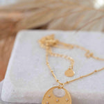 Evil Eye Necklace Gold Plated 18k ~ Cubic Zirconia or Black Onyx ~ Layered long Necklace  ~ Jewelry ~ Minimalist~ Handmade ~ MN115