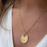 Evil Eye Necklace Gold Plated 18k ~ Cubic Zirconia or Black Onyx ~ Layered long Necklace  ~ Jewelry ~ Minimalist~ Handmade ~ MN115