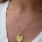 Evil Eye Necklace Gold Plated 18k ~ Cubic Zirconia or Black Onyx ~ Layered long Necklace  ~ Jewelry ~ Minimalist~ Handmade ~ MN115