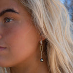 Tahitian Pearl Earrings ~ 14k Gold Filled, Rose Gold Filled or Sterling Silver 925 ~ Hoop ~ Jewelry ~ Natural ~ Organic ~ Everyday ~ ME220