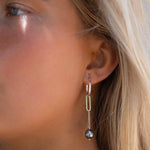 Tahitian Pearl Earrings ~ 14k Gold Filled, Rose Gold Filled or Sterling Silver 925 ~ Hoop ~ Jewelry ~ Natural ~ Organic ~ Everyday ~ ME220