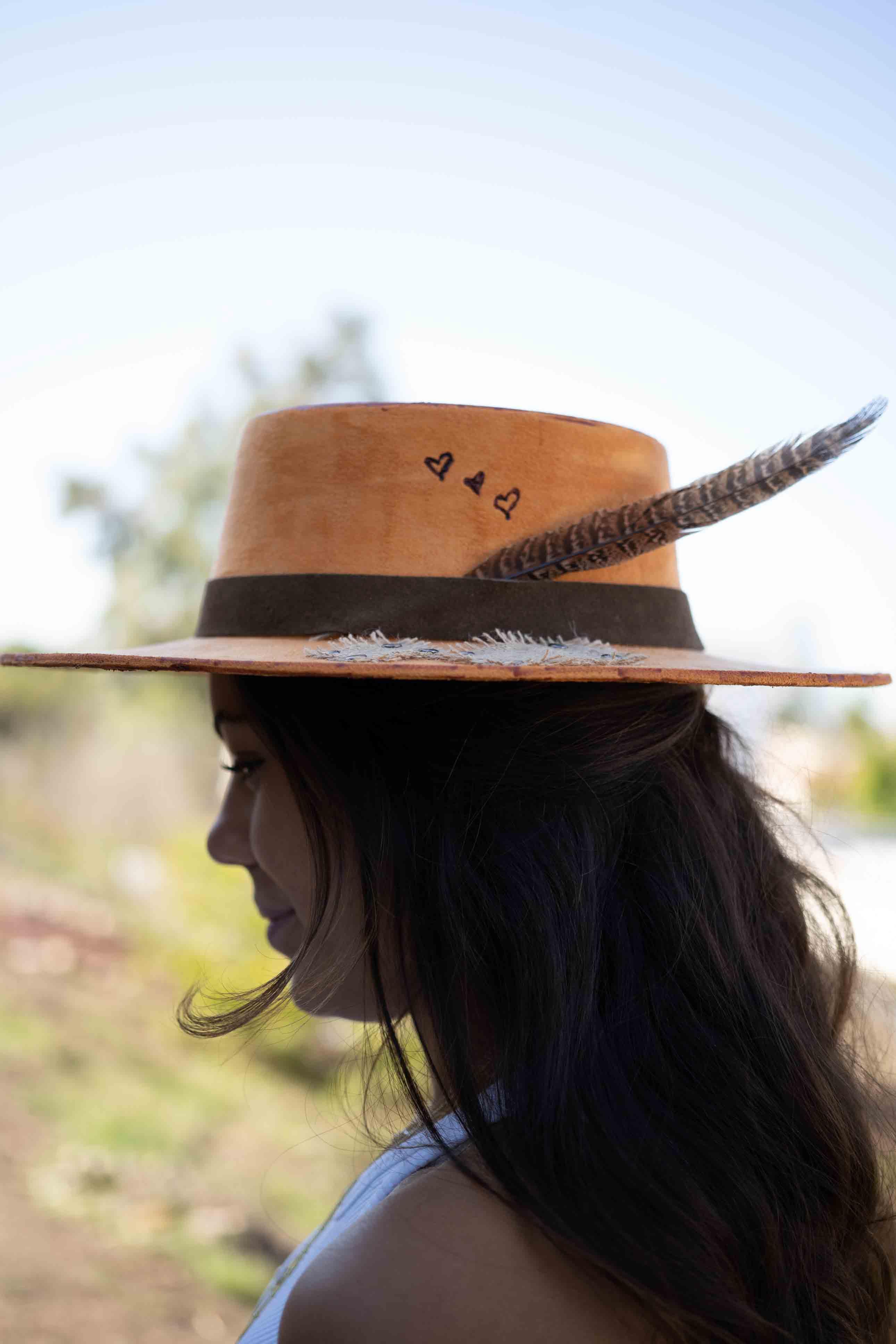 Ipanema Hat ~ One of a kind ~ MH013 - Maresia Jewelry