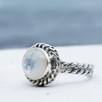 Jericoacoara Moonstone ~ Sterling Silver 925 ~ MR191 - Maresia Jewelry