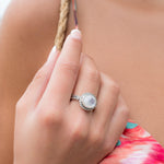 Jericoacoara Moonstone ~ Sterling Silver 925 ~ MR191 - Maresia Jewelry
