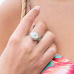 Jericoacoara Moonstone ~ Sterling Silver 925 ~ MR191 - Maresia Jewelry