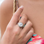 Jericoacoara Moonstone ~ Sterling Silver 925 ~ MR191 - Maresia Jewelry
