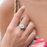 Jericoacoara Moonstone ~ Sterling Silver 925 ~ MR191 - Maresia Jewelry