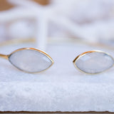 Moonstone Adjustable Bracelet ~ Gold Plated 18k ~ Handmade ~Statement  Hippie ~Bohemian ~Jewelry ~Gift For Her ~Gemstone ~Body