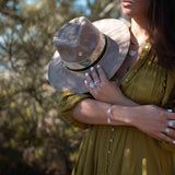 Moonstone Adjustable Bracelet ~ Siver Plated ~ Handmade ~Statement Hippie ~Bohemian ~Jewelry ~Gift For Her ~Gemstone ~Body MB039B