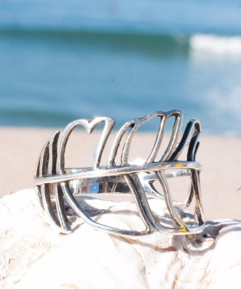 Joaca Leaf Ring ~  Sterling Silver 925~SMR013 - Maresia Jewelry