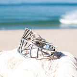 Joaca Leaf Ring ~  Sterling Silver 925~SMR013 - Maresia Jewelry