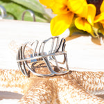 Joaca Leaf Ring ~  Sterling Silver 925~SMR013 - Maresia Jewelry