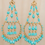 Joan Chandelier Earrings ~Gold Plated ~ SME030 - Maresia Jewelry