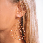 Joix Chandelier Earrings ~Gold Plated ~ SME086 - Maresia Jewelry
