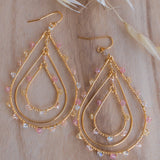 Joix Chandelier Earrings ~Gold Plated ~ SME086 - Maresia Jewelry