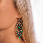 Joix Chandelier Earrings ~Gold Plated ~ SME088 - Maresia Jewelry