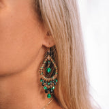 Joix Chandelier Earrings ~Gold Plated ~ SME088 - Maresia Jewelry