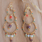 Joix Chandelier Earrings ~Gold Plated ~ SME089 - Maresia Jewelry