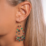 Joix Chandelier Earrings ~Gold Plated ~ SME091 - Maresia Jewelry
