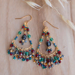 Joix Chandelier Earrings ~Gold Plated ~ SME091 - Maresia Jewelry