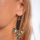Joix Chandelier Earrings ~Gold Plated ~ SME092 - Maresia Jewelry